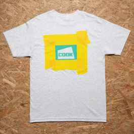 *BLUE LUG* cook masking t-shirt (ash grey)