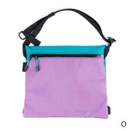 *YANCO* zip musette (lavender/turquoise/O)