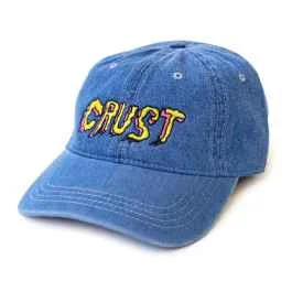 *CRUST BIKES* crust embroidered hat (denim)