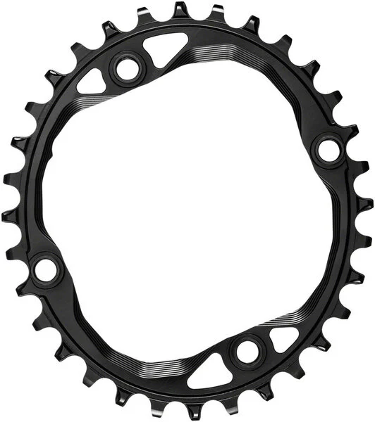 absoluteBLACKOval 104 BCD 4-Bolt Chainring