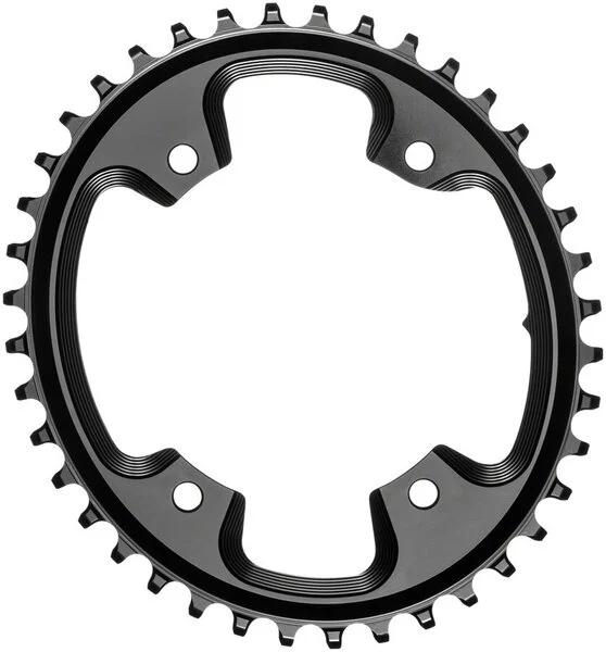 absoluteBLACKOval 110 BCD 4-Bolt 1x CX Chainring