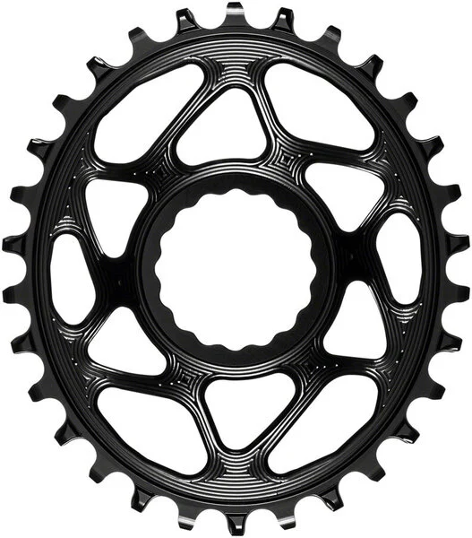 absoluteBLACKOval Direct Mount Chainring for CINCH 3mm Offset