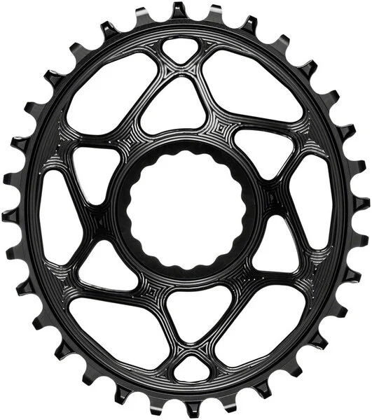 absoluteBLACKOval Direct Mount Chainring for CINCH 6mm Offset