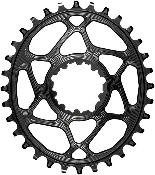 absoluteBLACKOval Direct Mount Chainring for SRAM and Hyperglide+