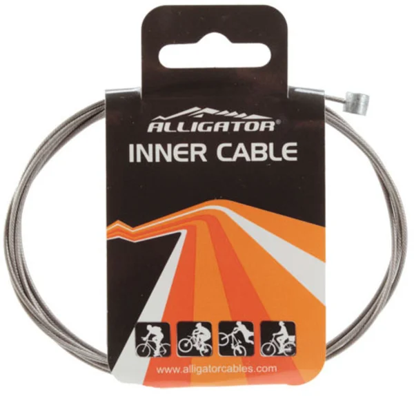 AlligatorX-Long Brake Cable (Road) Stainless-Slick