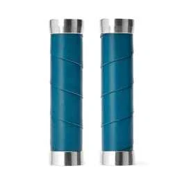 *BROOKS* slender leather grip (teal)
