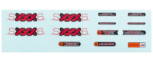 BontragerWheelsystem Replacement Aeolus XXX 6 Decals