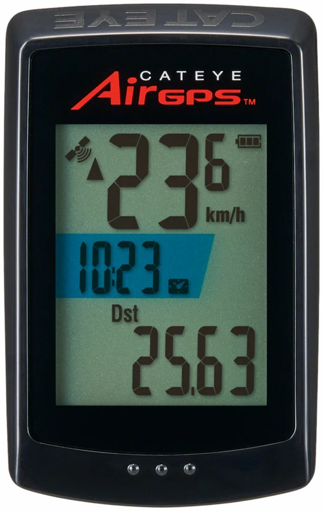 CatEyeAirGPS Bike Computer with Cadence Sensor