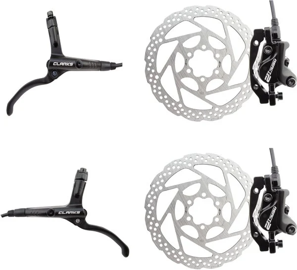 ClarksReact 2 160mm Front/Rear Hydraulic Disc Brake Kit