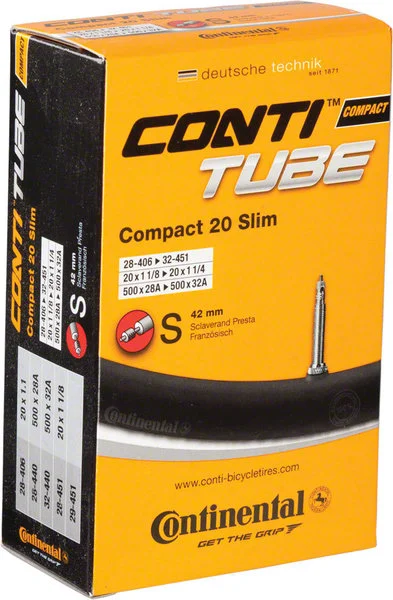 ContinentalTube 20-inch Presta Valve