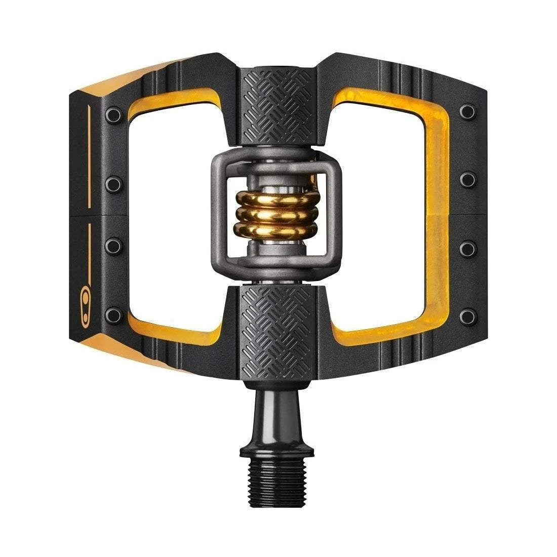 Crank Brothers Crankbrothers Mallet DH 11 Pedals - Dual Sided Clipless Platform Aluminum 9/16" BLK/Gold