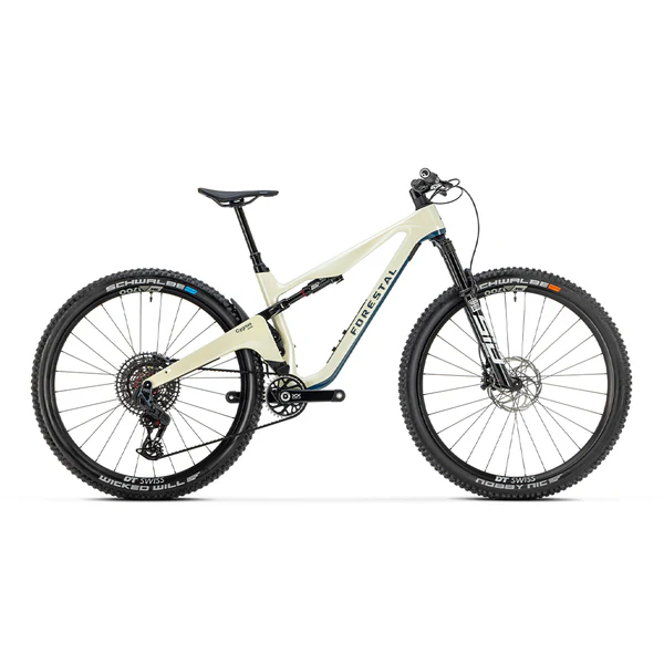 Forestal Cygnus Complete Bike w/ Diode Build, Pearl White / Blue