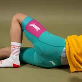 *TEAM DREAM* uber pro boney cargo bib (teal/magenta)
