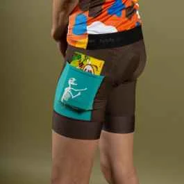 *TEAM DREAM* uber pro boney cargo bib (brown/teal)