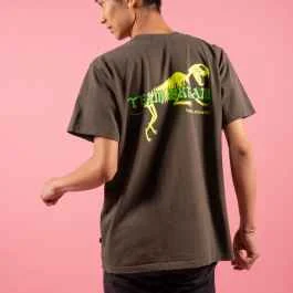 *TEAM DREAM* classic fit boney tee (dark green)