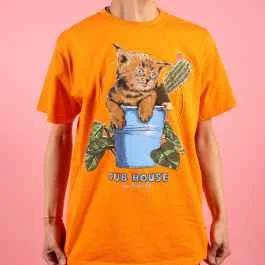 *TEAM DREAM* bucket cat tee (orange)
