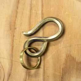 *REW10 WORKS* brass hex keyhook