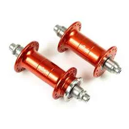 *PHILWOOD* low flange track hub set (LTD orange/single fixed)
