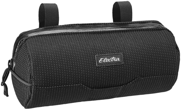 ElectraReflective Charcoal Cylinder Handlebar Bag