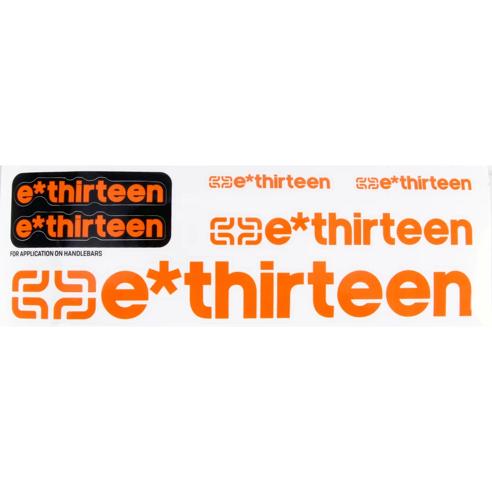 e*thirteenRace Handlebar Decal Kit