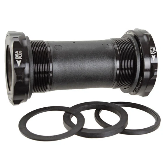 E*thirteen BSA Threaded Bottom Bracket - 68/73mm For 30mm Spindle Black