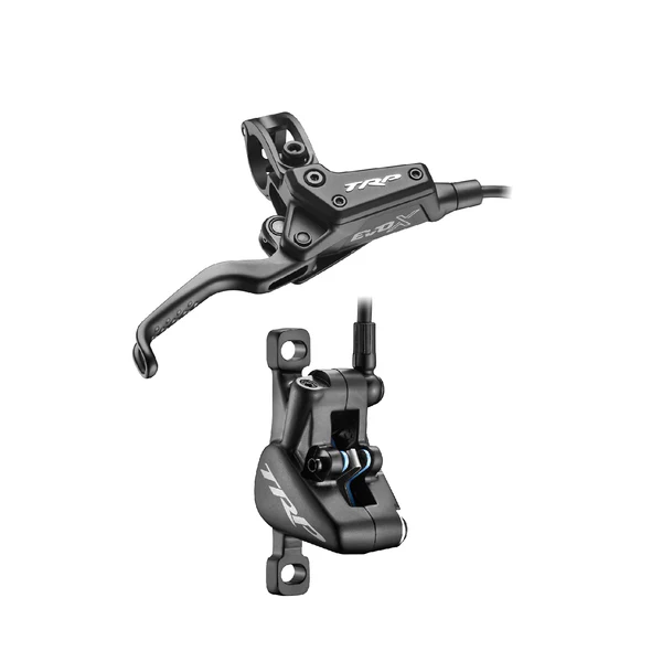 TRP DH-R Evo X Disc Brake and Lever - Hydraulic, 2-Pistion, Post Mount, Black