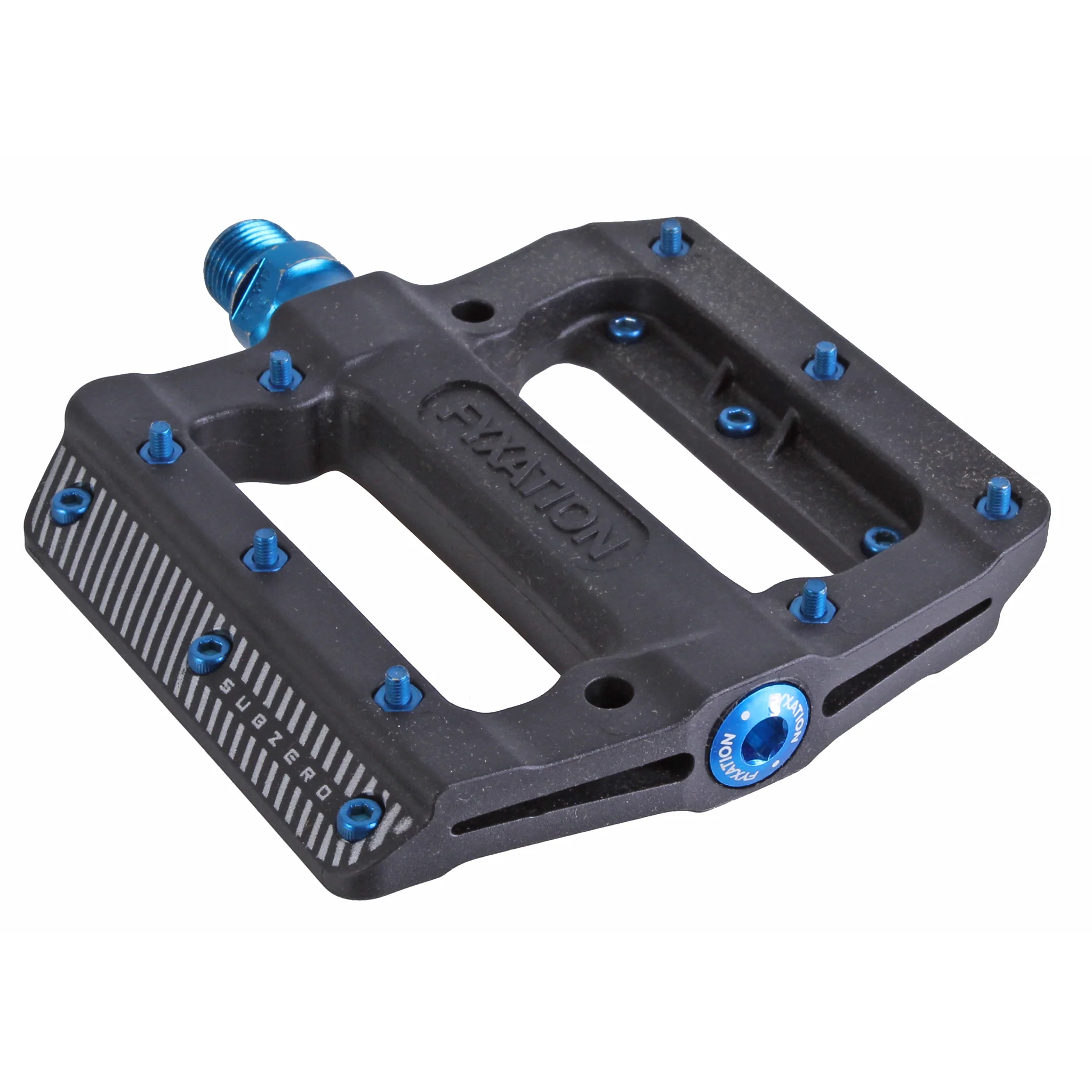Fyxation Mesa MP Subzero Pedals - Platform Composite/Plastic 9/16" BLK/Blue