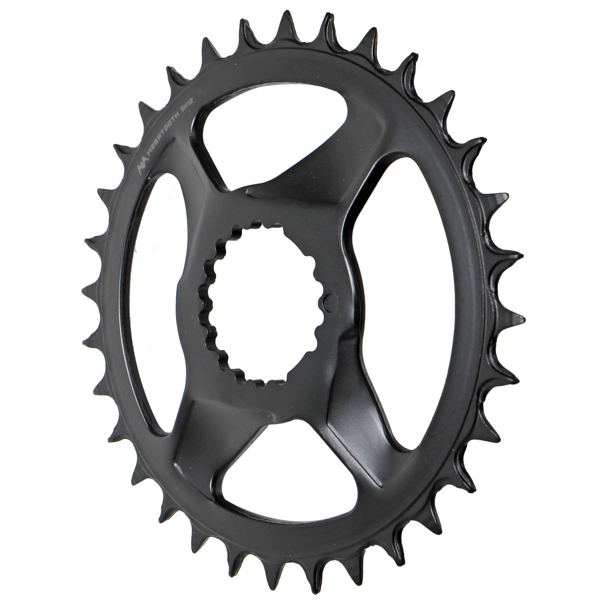 FSA Comet MegaTooth Direct Mount Chainring - 30t Direct Mount For 12-Speed Shimano Hyperglide+ BLK