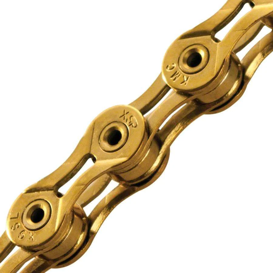 KMC X9SL Super Light 9-Speed Bike Chain, 116 Links, Gold