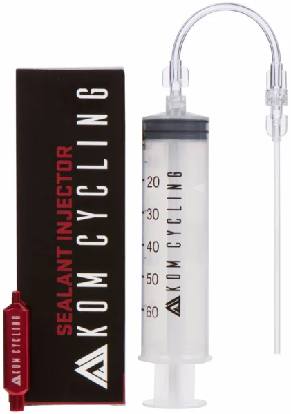 KOM CyclingSealant Injector with Aluminum Valve Core Tool