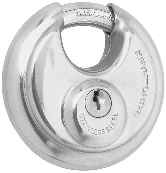 KryptoniteDisc Stainless Steel Padlock 70mm