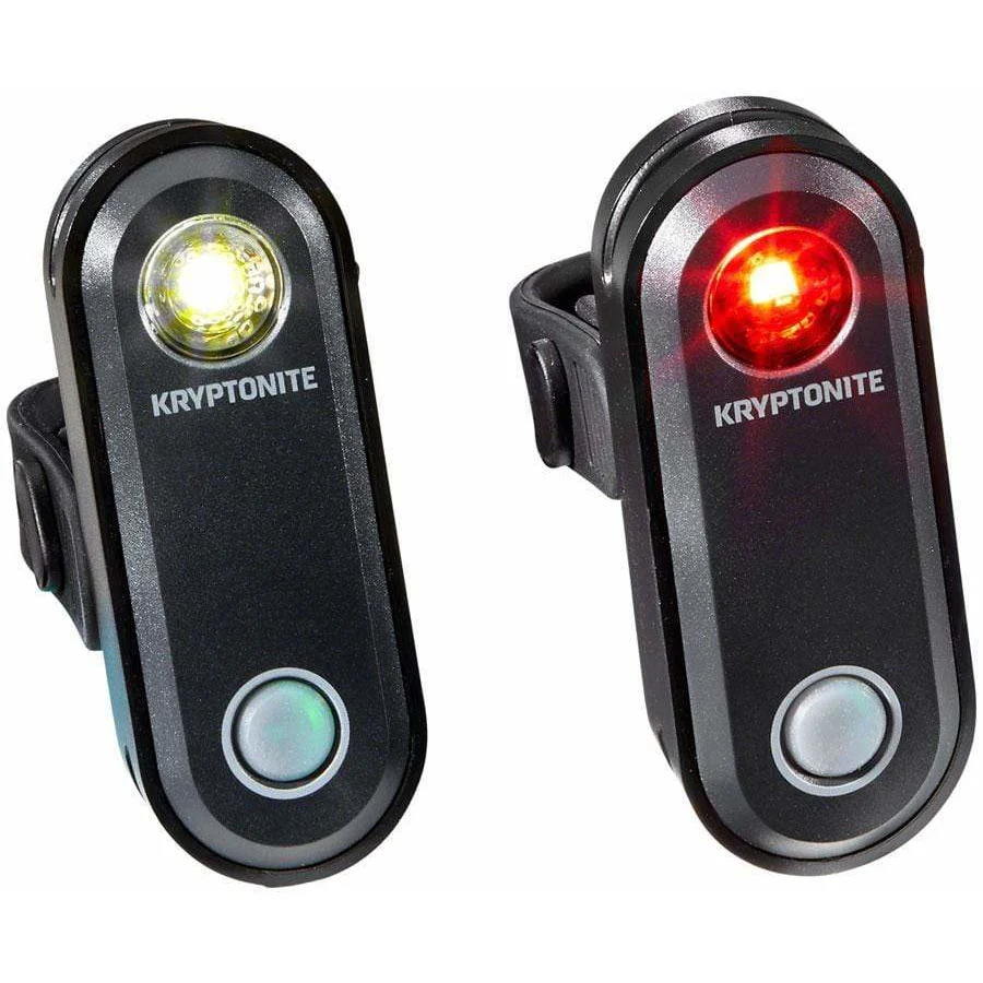 Kryptonite Avenue F-65 Front and R-30 Rear Bike Light Set