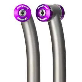 *BINGHAM BUILT* titanium layback seatpost (purple)
