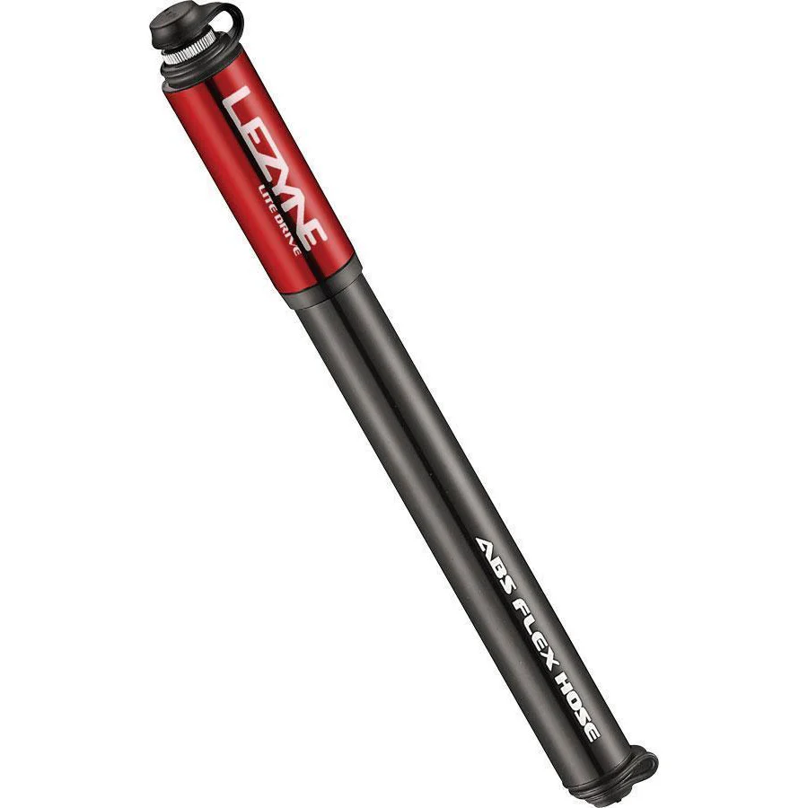 Lezyne Lite Drive Frame Pump: Small Gloss Red