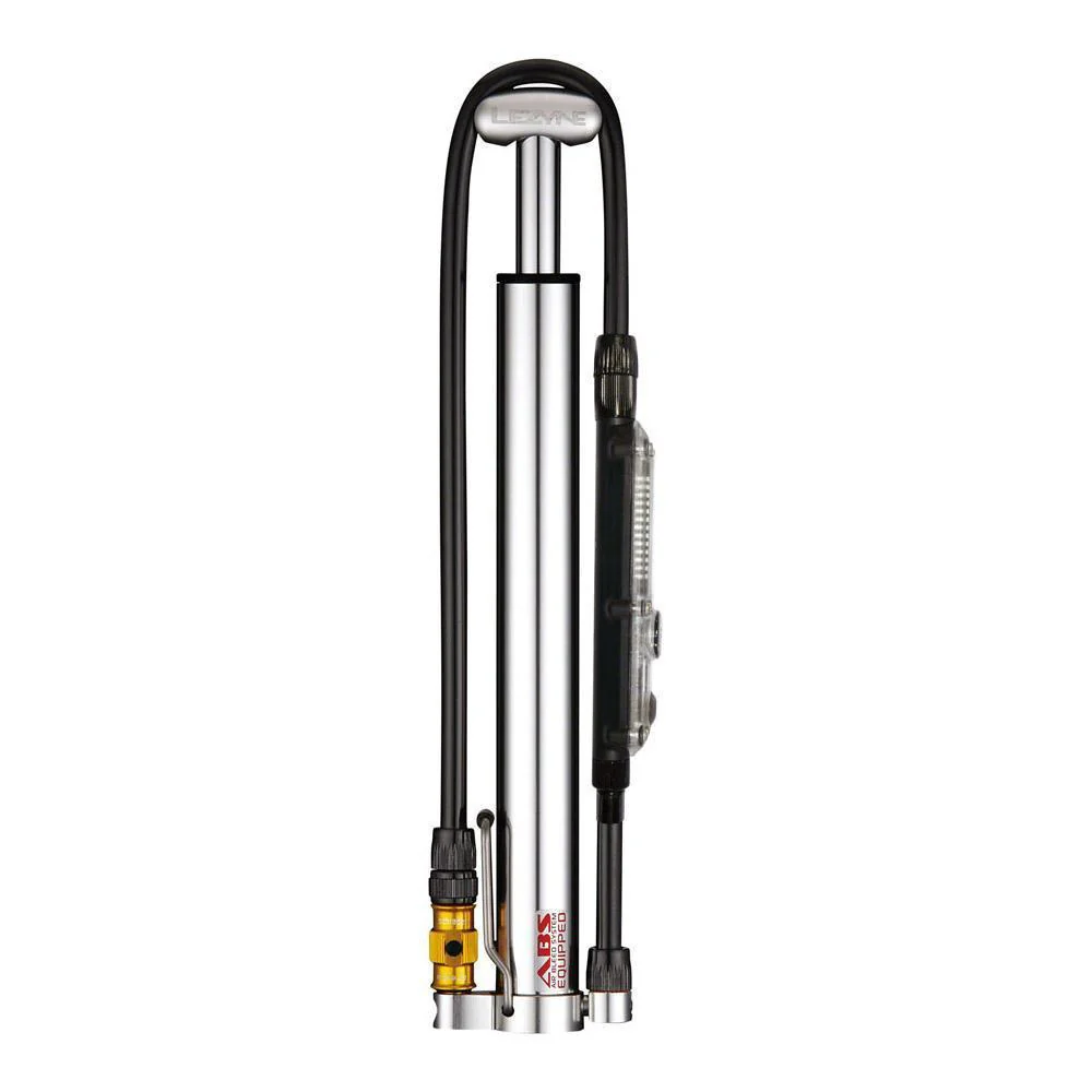 Lezyne Micro Floor Drive HVDG- High Volume Digital Gauge Frame Pump Silver