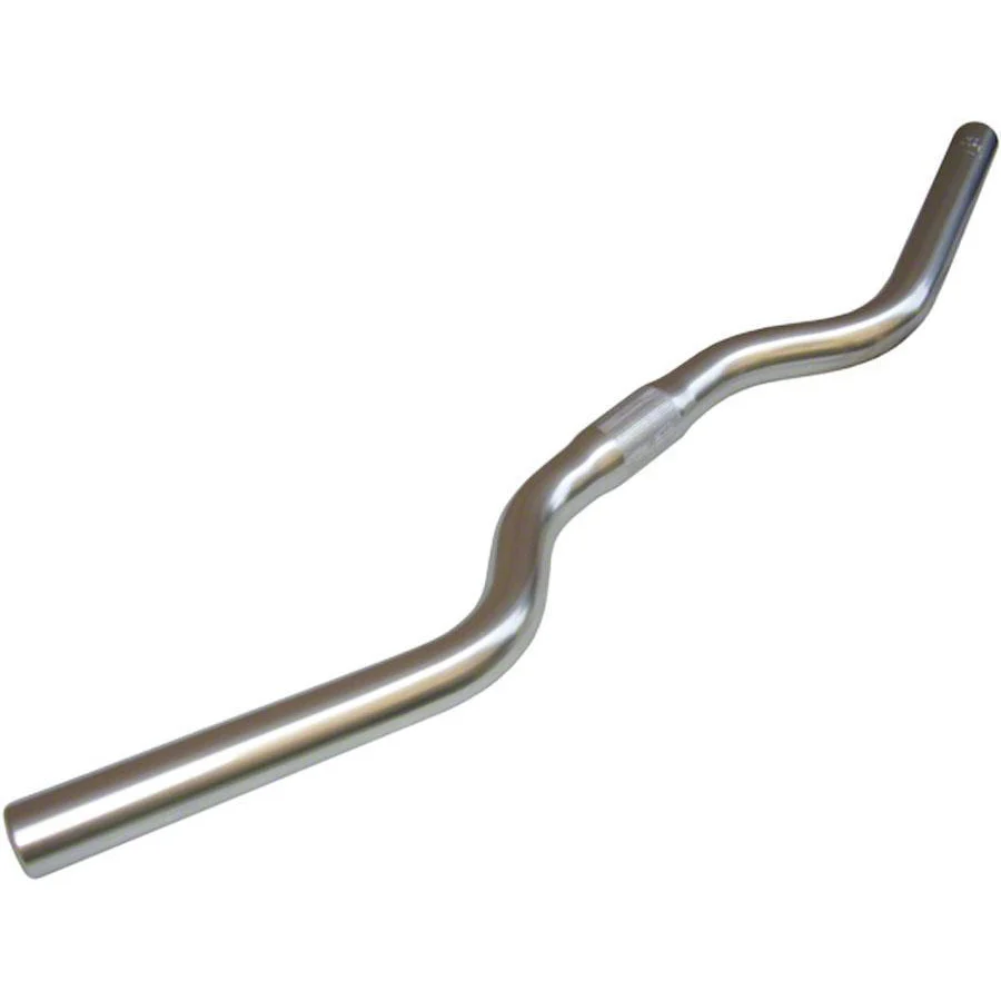 Nitto B206 Nordeast Handlebar 25.4mm Bar Clamp 20 Degree Bend 15mm Rise 525 Width Chromoly Silver