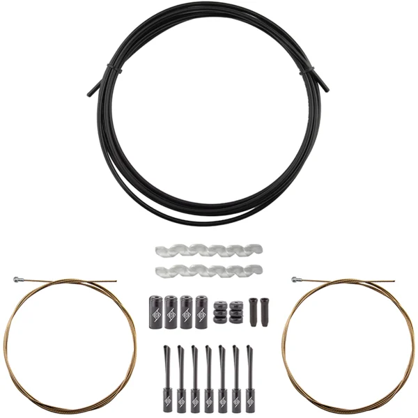Origin8SuperSlick Compressionless 2x Gear Cable/Housing Kit