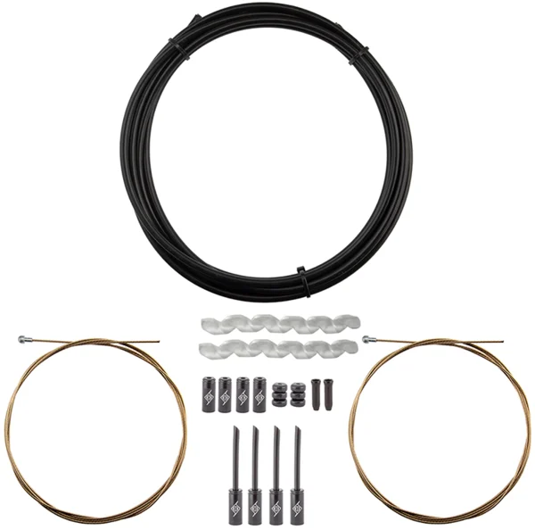 Origin8SuperSlick Compressionless MTB Brake Cable/Housing Kit