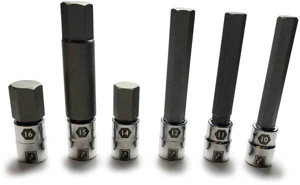 Pedro'sLarge Sizes Hex Bit Set - 6 Piece