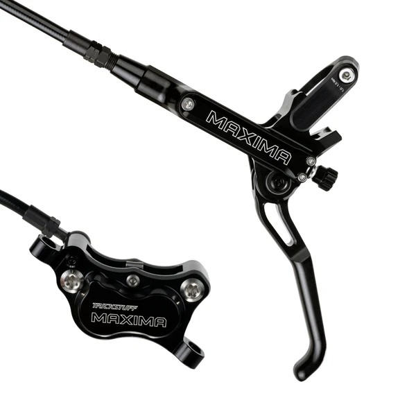 Trickstuff Maxima Brakeset, Black, Kevlar Hose Front 900mm - Rear 1700mm, C42 Caliper