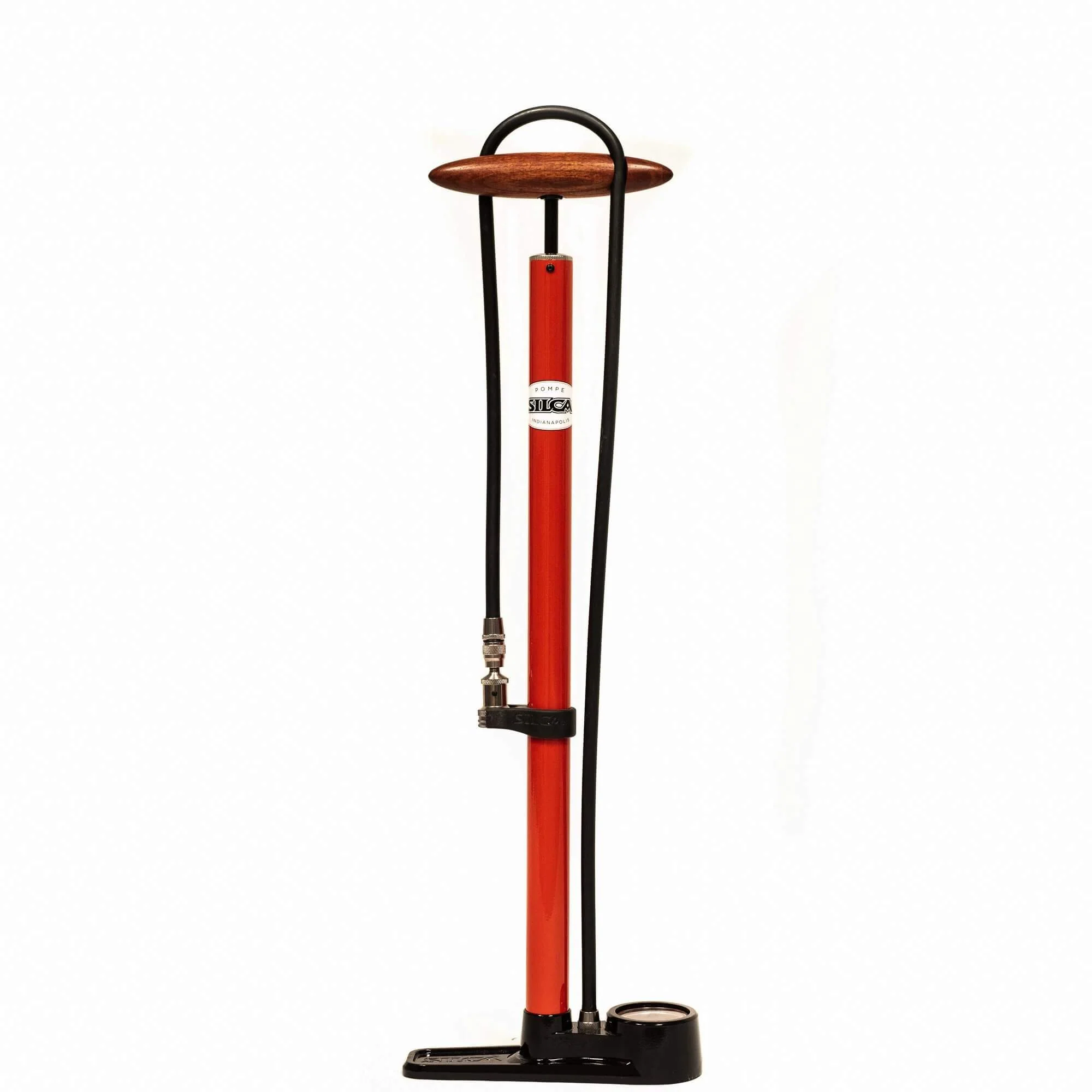 Pista Floor Pump - Red