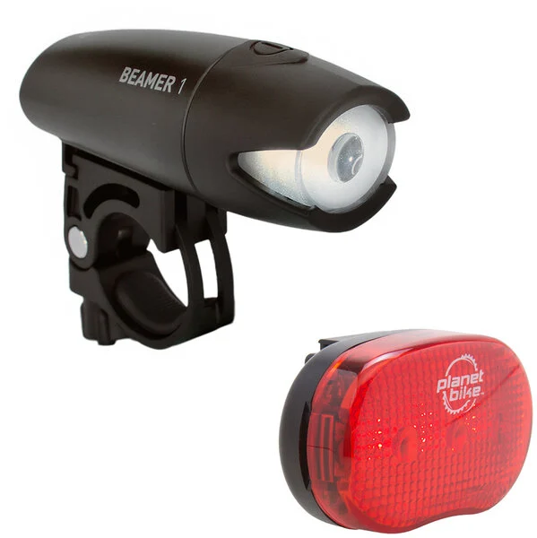 Planet BikeBeamer 1 & Blinky 3 Light Set