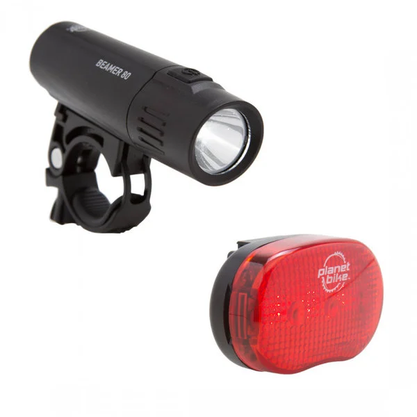 Planet BikeBeamer 80 and Blinky 3 Combo Set