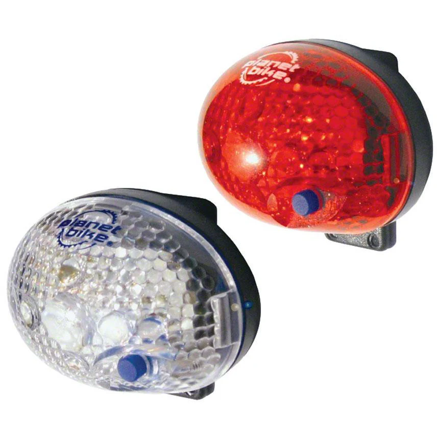 Planet Bike Blinky Front and Rear Bike Light Set
