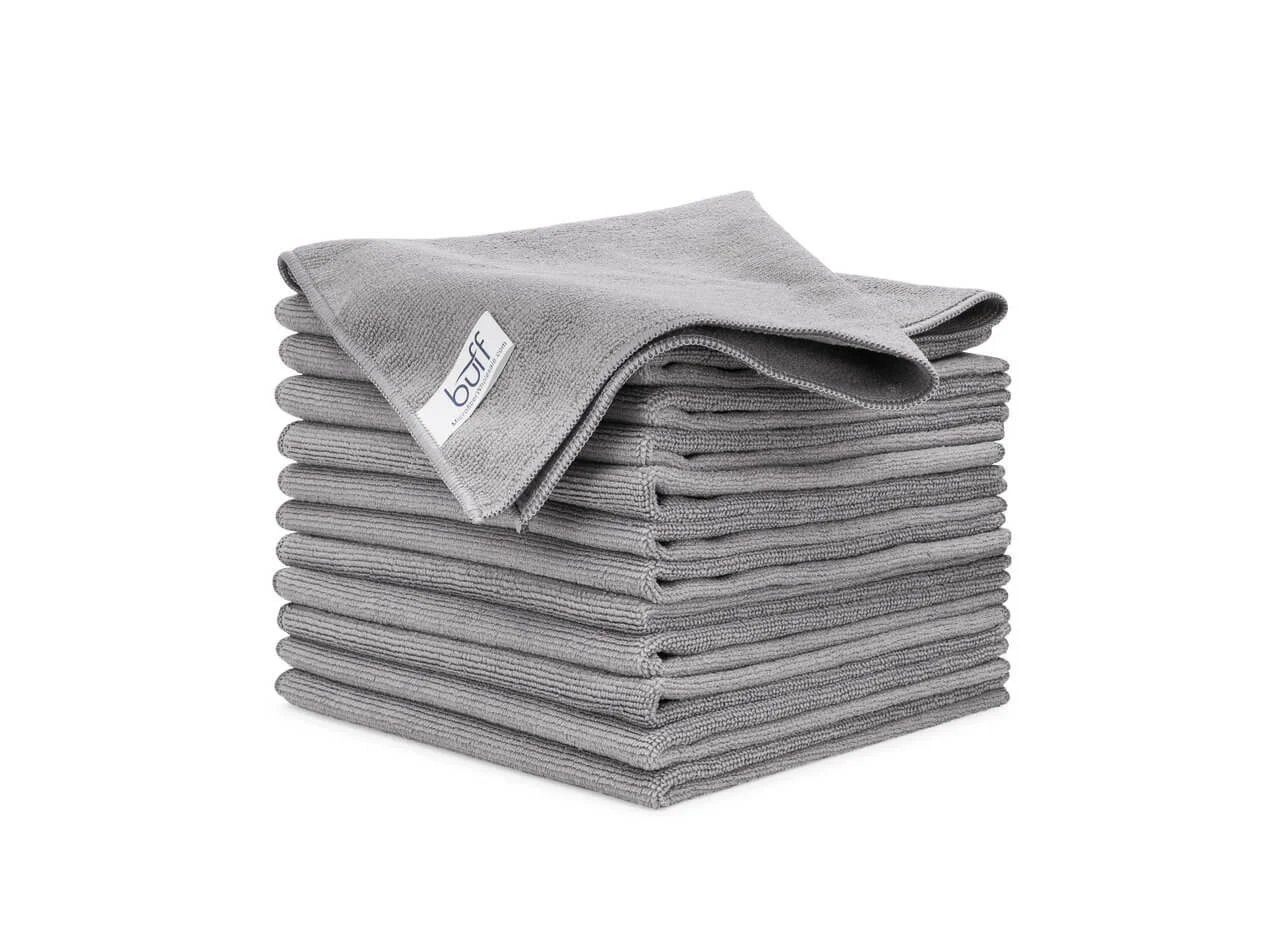 Pro Microfiber Towels (12pk) Grey