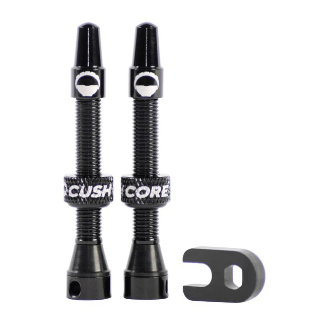 Cush Core CushCore Tubeless Presta Valve Set - 44mm Black