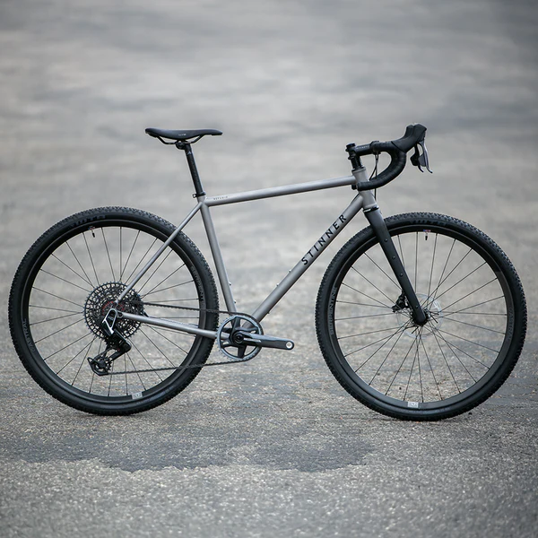 Stinner Refugio Podium Complete, Sram Force/XO T-TypeAXS, Polished Ti Logo