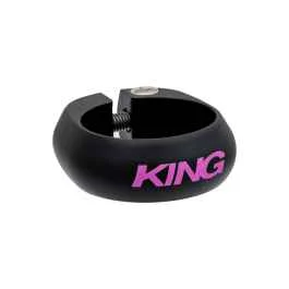 *CHRIS KING* seatpost collar (two tone black punch)
