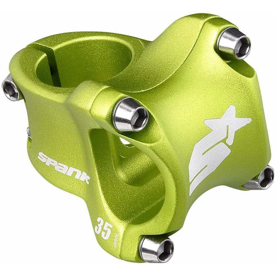 Spank SPIKE Race 2 Stem Diameter: 31.8mm Length: 35mm Steerer: 1-1/8 0° Green
