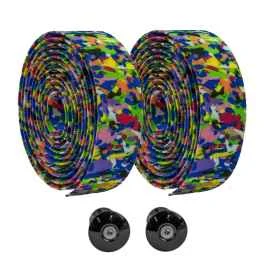 *VELO ORANGE* foamy handlebar tape (multi splash)